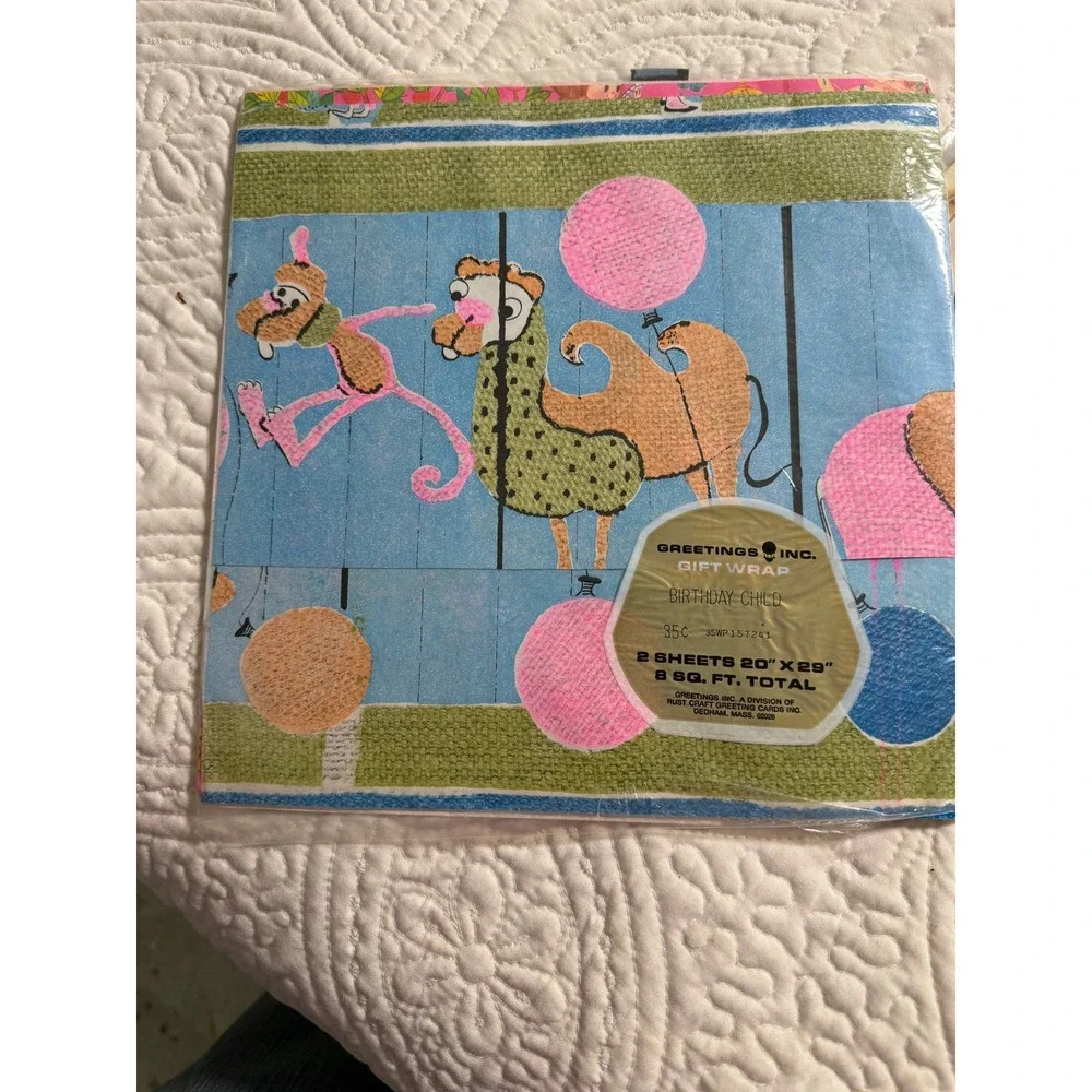 Vintage LOT of Gift Wrap Sheets 10 packs Holiday, birthday, wedding, shower